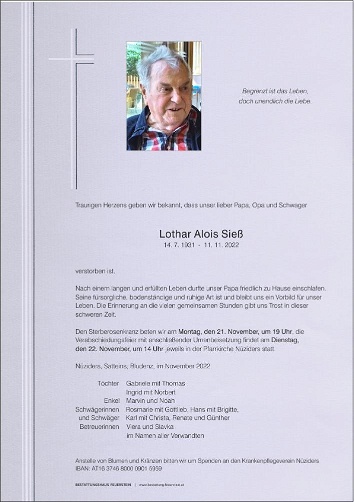 Lothar Alois Sieß
